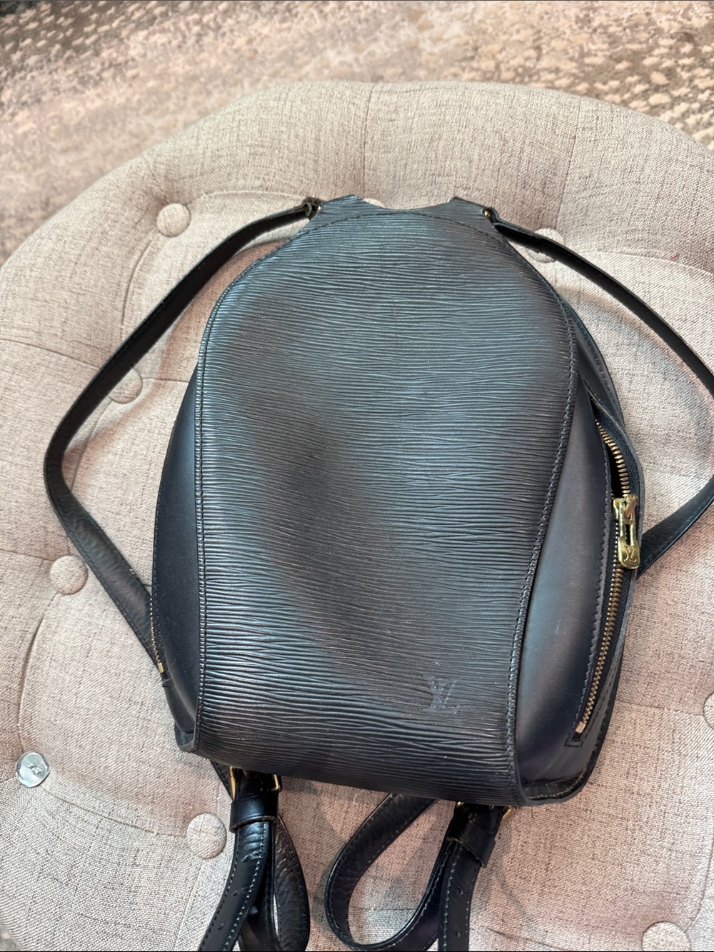 Louis Vuitton Vintage Black Epi Leather Backpack - Classic Everyday Carry